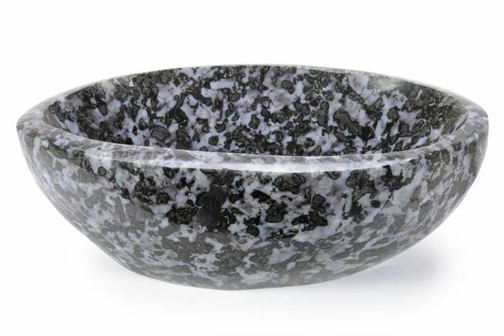 Polished, Indigo Gabbro Bowl - Madagascar #244579